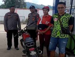 Polsek Sebangki Perketat Patroli di SPBU, Polisi Ingatkan Warga Waspada Curanmor