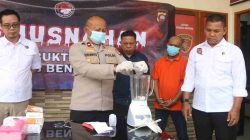 Polres Bengkayang Musnahkan 27,45 Gram Sabu, Barang Bukti Diuji Sebelum Dihancurkan