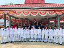 Usai Kibarkan Merah Putih, Paskibra Nanga Mahap Dapat Apresiasi di Acara Ramah Tamah