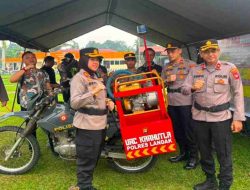 Polisi Landak Siapkan Motor Trail untuk Memburu Titik Api
