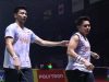 Dejan/Apriyani Susah Payah Singkirkan Verrell/Bernadine, Adu Strategi Berujung Drama di Babak 16 Besar