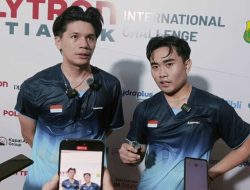 Tertinggal 16-19, Yeremia/Patra Bangkit di Ujung Laga dan Lolos ke Final Polytron Pontianak International Challenge