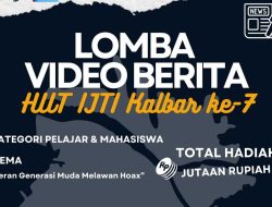 Peringati HUT IJTI Ke-28, IJTI Kalbar Ajak Konten Kreatif Muda Rasakan Pengalaman Jadi Wartawan TV