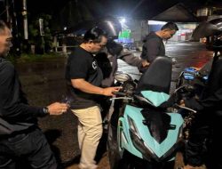 Polisi Razia Perbatasan Sungai Raya–Rasau Jaya, Antisipasi Kriminalitas dan Balap Liar